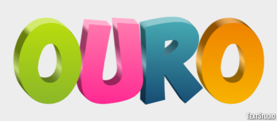 Ouro テキスト効果
