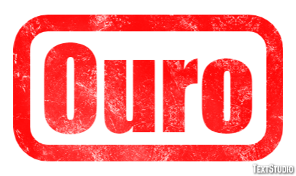 Ouro テキスト効果