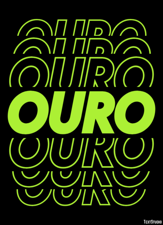 Ouro テキスト効果