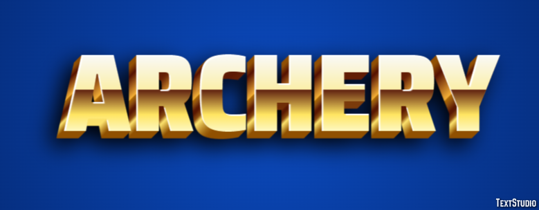 Archery Text Effect