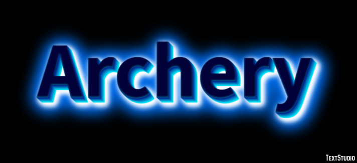 Archery Text Effect