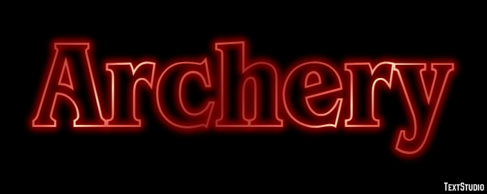 Archery Effet de Texte