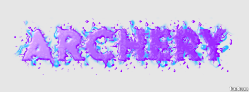 Archery Text Effect