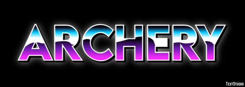Archery Text Effect