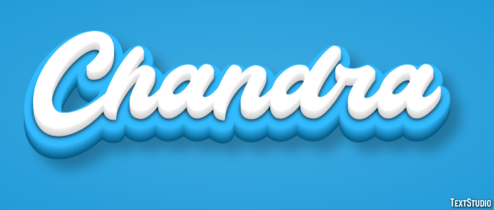 Chandra Text Effect