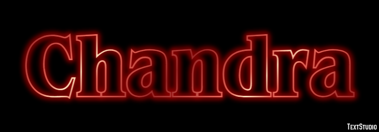 Chandra Text Effect