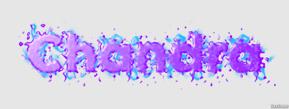 Chandra Text Effect