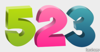 523 Text Effect
