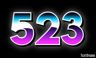 523 Text Effect