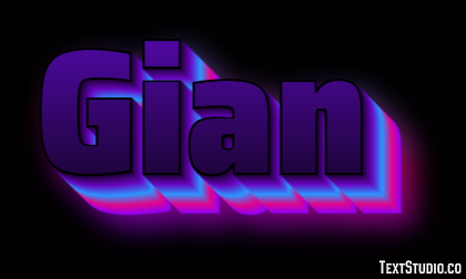 Gian Efeito de texto