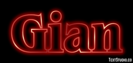 Gian Efeito de texto