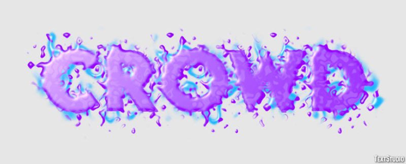 Crowd Text Effect