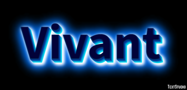 Vivant Effet de texte