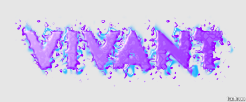 Vivant Effet de texte