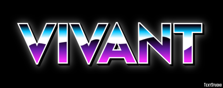 Vivant Effet de Texte
