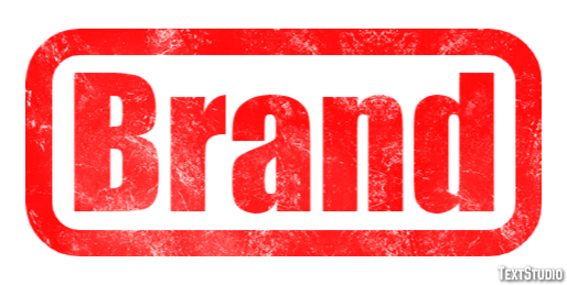 Brand Text effect