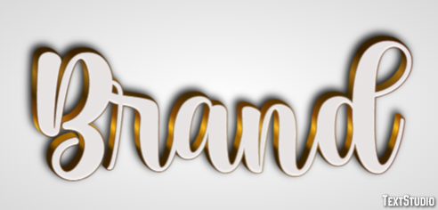 Brand Text Effect