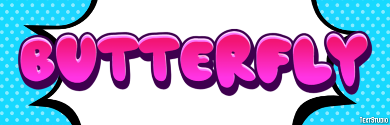 Butterfly Text effect