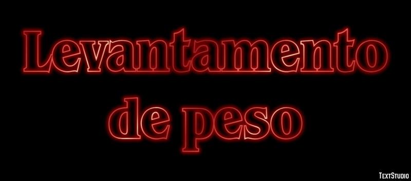 Levantamento de peso Efekt tekstowy