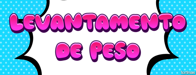 Levantamento de peso Efeito do texto