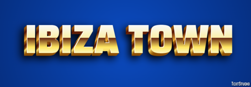 Ibiza Town Effetto testo