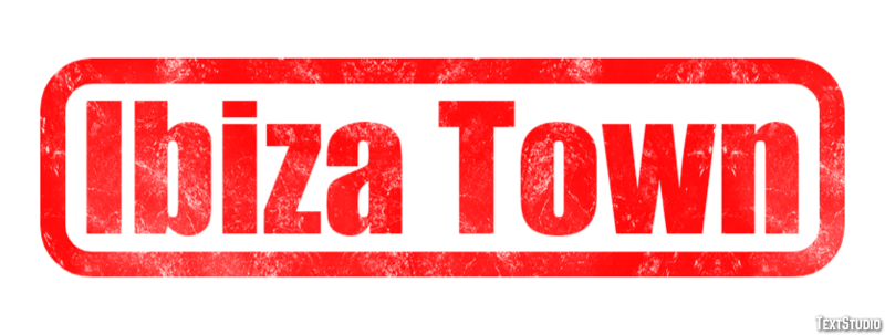Ibiza Town Effetto testo