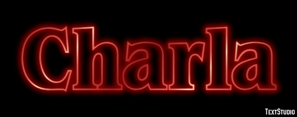 Charla Text effect