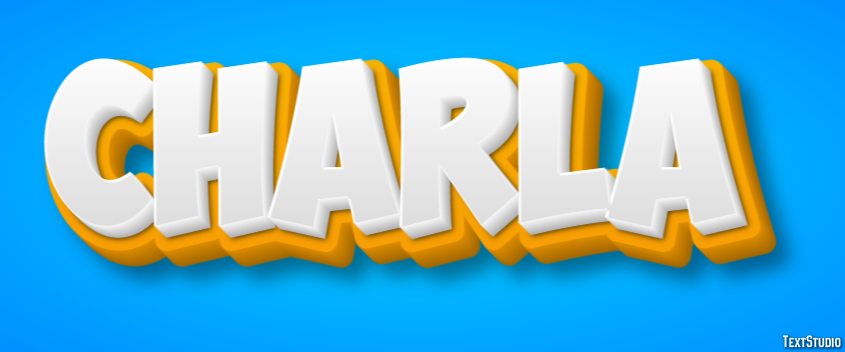 Charla Text effect