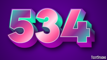 534 Text Effect