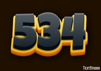 534 Text Effect