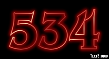 534 Text Effect