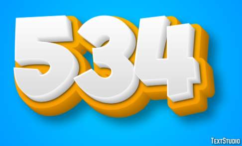 534 Text Effect