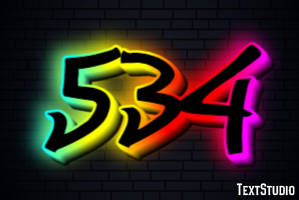 534 Text Effect
