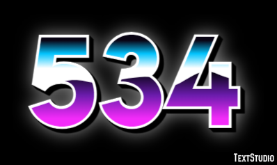 534 Text Effect