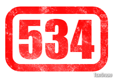 534 Text Effect