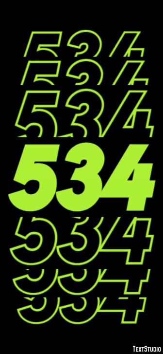 534 Text Effect
