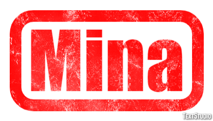 Mina Effetto testo