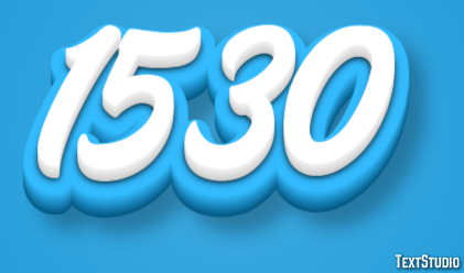 1530 Text Effect