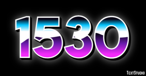 1530 Text Effect