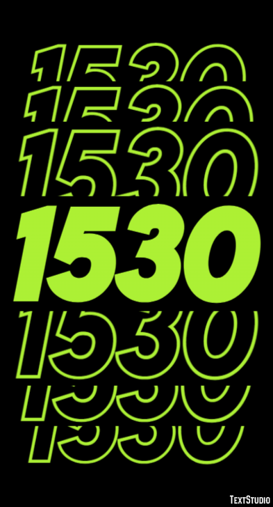 1530 Text Effect