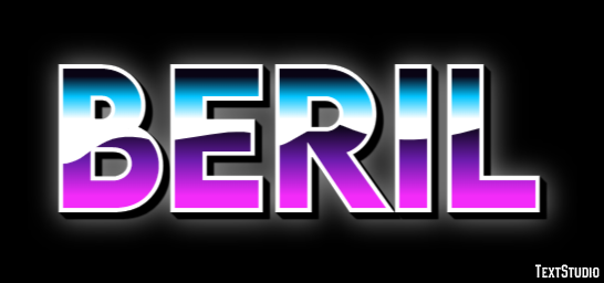 Beril Эффект текста