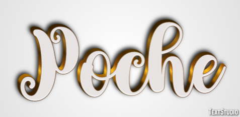 Poche Effet de Texte