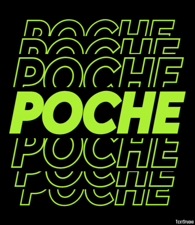 Poche Effet de Texte