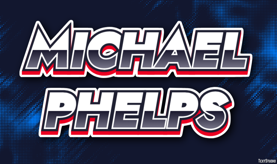 Michael Phelps Text Effect