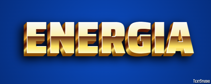 Energia Efeito de texto