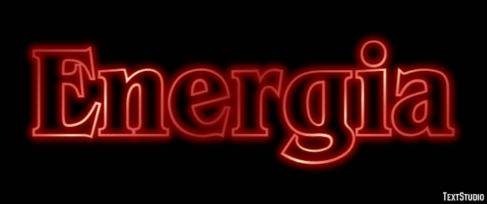Energia Effet de texte