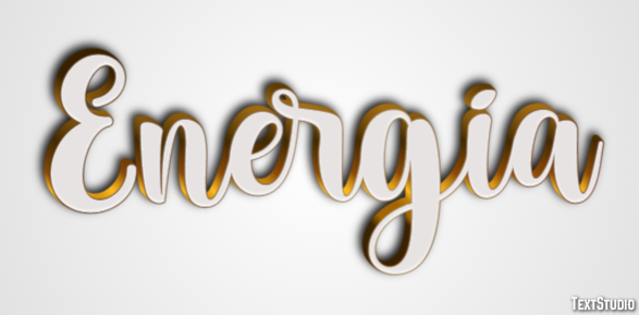 Energia Effet de texte