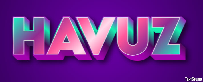 Havuz Effet de texte