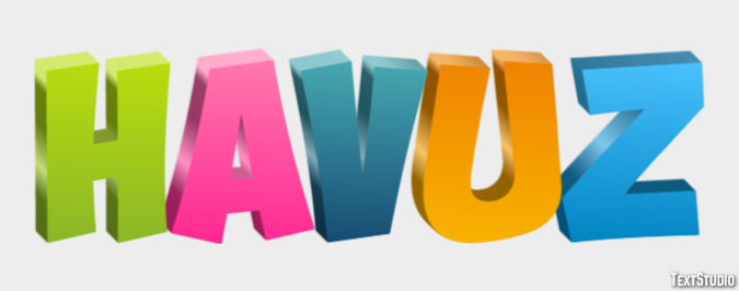 Havuz Effet de texte