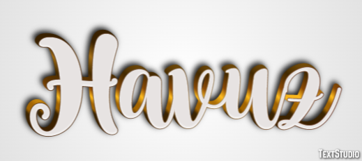 Havuz Effet de texte